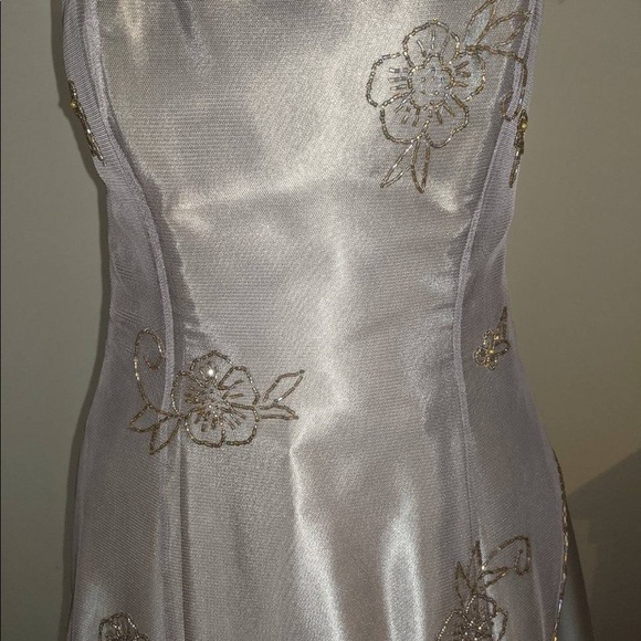 ⭐️💫💛 Vintage Strapless Prom Dress 💛💫⭐️ - Picture 3 of 5